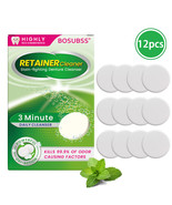 Denture cleaning effervescent tablets, individually packaged, braces, re... - $91.18 MXN