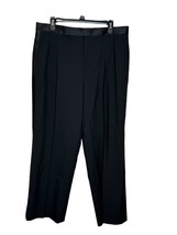 Nordstrom Men&#39;s Pants Tuxedo Straight Leg Pleated Front Wool Blend Mid-R... - $25.73