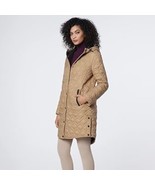 Andrew Marc Womens Rialto Quilted Parka With Hood &amp; Pockets Medium - €41,54 EUR