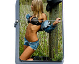 Country Pin Up Girls D39 Flip Top Dual Torch Lighter Wind Resistant - $16.78