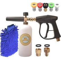 X-884 Complete Kit For Car Washing High Pressure Snow Foam Lance Foam Ca... - £46.38 GBP