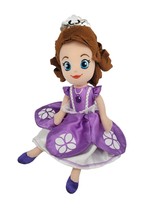 Disney Sophia The First Doll 11 Inch Plush Purple Stuffed Animal Kids Girls Toy - £10.73 GBP