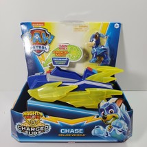 Paw Patrol Chase Deluxe Vehicle Charged Up Mighty Pups Blue Needs Batteries - £11.18 GBP