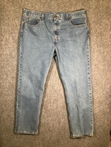 Faded Glory Jeans 40x32 Mens Mid Rise Denim Pants Blue Regular Fit Casual - $15.03