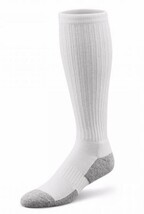 Shape to Fit Unisex Diabetic Support Socks 15-20mmHg White Medium - $17.46