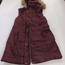 Maurices RN#51783 Girls/Women's Red Full Zip Removable Hoodie Vest Size Small  image 15