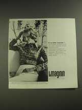 1974 I.Magnin Kildare Jacquard Shirt Advertisement - It&#39;s a sheer surprise - $18.49