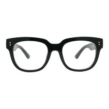 Clear Lens Glasses Black Square Frame Unisex Fashion Blue Light Filter U... - $10.95