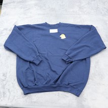 Hanes Sweatshirt Mens 2XL Long Sleeve Crew Neck Embroidered Pullover Str... - £20.23 GBP