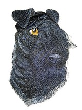 Amazing Custom Kerry Blue Terrier Dog Face Embroidery IronOn/Sew Patch [5.5&quot; x 4 - £10.27 GBP