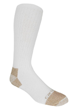 Carhartt SB5552MWHT-L Men&#39;s Steel-Toe Cotton Boot Socks, 2-Pairs, White,... - $34.24