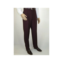 Men Apollo King Double Breasted Suit Classic Peak Lapel Pleated DM29 Burgundy image 10