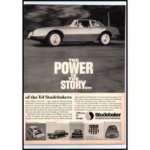 1964 Studebaker Daytona 2 Door Coupe Vintage Print Ad Wall Art Photo Sports Car - £8.20 GBP