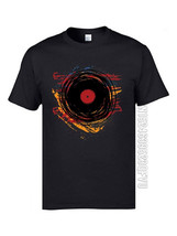 Bass Music Disc T Shirt Top - £17.77 GBP