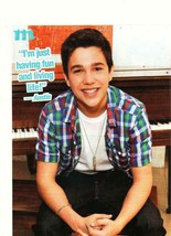 Austin Mahone teen magazine pinup clipping jeans piano open legs - $1.50