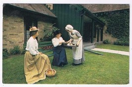 Kitchener Ontario Postcard Woodside National Historic Park Maid Period Costume - £2.31 GBP