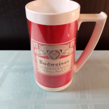 Vintage Budweiser Beer Thermo-Serv  Insulated Drink Mug Cup Stein - USA - $12.19 CAD