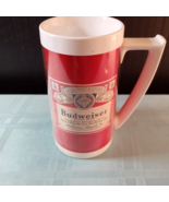 Vintage Budweiser Beer Thermo-Serv  Insulated Drink Mug Cup Stein - USA - $12.14 CAD