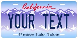 California Tahoe v2 License Plate Personalized Custom Auto Bike Motorcycle Moped - £8.75 GBP+
