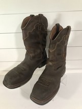 Dan Post Steel Toe Boots Men&#39;s DP69482 11 Inch Blayde Waterproof Work Brown 11D - £70.10 GBP
