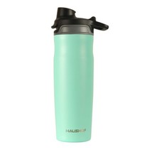 HAUSHOF 20 oz Stainless Steel Bottle, Wide Mouth Vacuum Insulated Water Bottle - £19.42 GBP