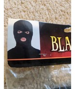 berkshire fashions black mask beanie hat dress up - £12.78 GBP