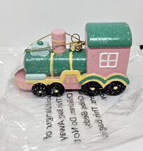 Wondershop Train Christmas Tree Ornament Mint/Pink/Yellow image 2