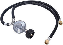 2 Feet Y-Splitter Low Pressure Propane Regulator Double Hose Outlet Kit with Two - £20.93 GBP