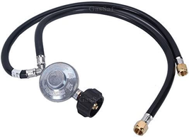 2 Feet Y-Splitter Low Pressure Propane Regulator Double Hose Outlet Kit ... - £20.89 GBP