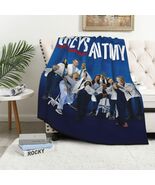Greys Ultra Soft Anatomy Flannel Blanket Lightweight Plush Gray 50x40 - $330.31 MXN