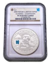 2009 Great Britain S5£ Piefort Olympics Countdown NGC PF70 Ultra Cameo CoA - €162,21 EUR