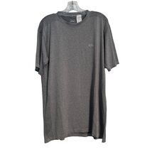 APL Men's Size XL Performance Tee Heather Gray Short Sleeve Reflective Logo - $21.84