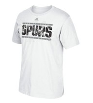 Adidas Men s San Antonio Spurs Energy Short Sleeve Crew T-Shirt, White, ... - £14.89 GBP