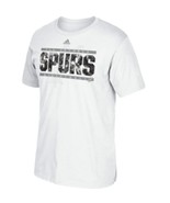 Adidas Men s San Antonio Spurs Energy Short Sleeve Crew T-Shirt, White, ... - $18.80