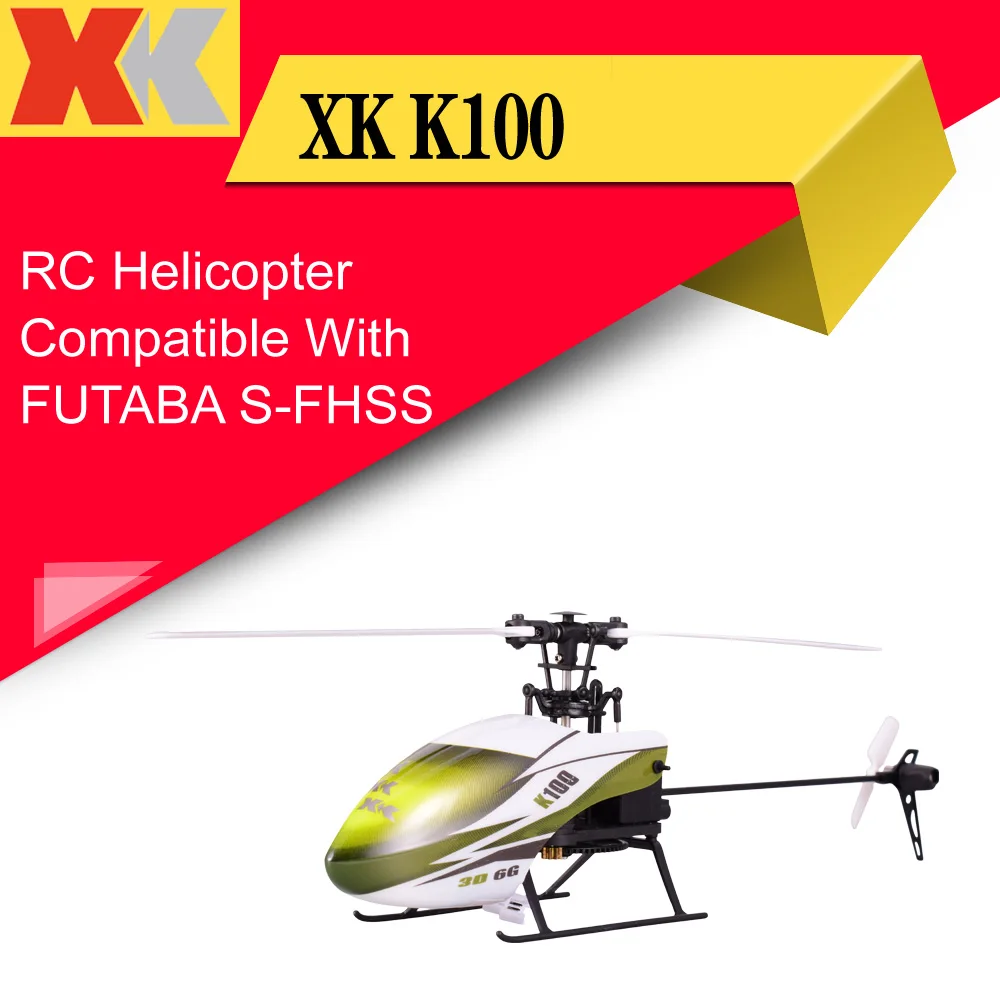 Wltoys XK K100 6CH 3D 6G System Remote Control Toy Brushless Motor RC Helicopter - £78.79 GBP