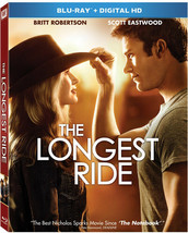 The Longest Ride Blu-ray 2015 Britt Robertson Scott Eastwood Romantic Dr... - $1.24