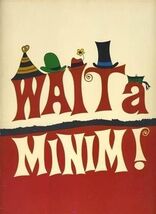 Wait a Minim!  Souvenir Program 1966-1967 Leon Gluckman Andrew &amp; Paul Tr... - $19.78