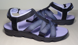 JSport by Jambu Size 9 M KAIA Black / Purple Geometric Sandals New Women&#39;s Shoes - $107.91