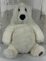 Applause Dakon Lou Rankin Friends Polar Bear Stuffed Animal Plushie Real... - £11.84 GBP
