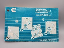 Cummins Operation &amp; Maintenance Manual C Series Engines #3810248-09 - $10.38