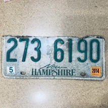 2014 New Hampshire License Plate 273 6190 - £13.32 GBP