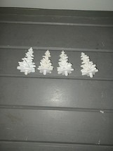 Trendmasters Winter Wonderland Christmas 4   Small White Fir Trees - $10.99
