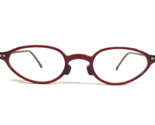 Vintage la Eyeworks Eyeglasses Frames RAY 347 Shiny Red Round Full Rim 4... - $69.91