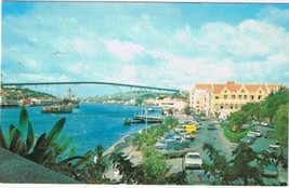 Curacao Caribbean Island Postcard Harbor Entrance To Willemstad Showing Punda - $3.95