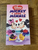 Mickey Loves Minnie VHS - £9.24 GBP