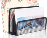 Desk Mail Organizer Small File Holders Letter Metal Mesh Document/Filing... - $14.77