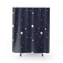Spacy Galaxy Trend Color 2020 Model 3 Evening Blue Shower Curtains - £46.66 GBP