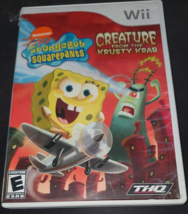 SpongeBob SquarePants Creature from the Krusty Krab (Nintendo Wii, 2006) - £37.07 GBP