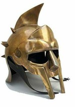 Gladiator Helmet Medieval Knight Roman Greek Spartan Armor Movie Replica - £73.77 GBP