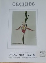Ross Originals Red Orchids Cross Stitch Pattern - $14.20